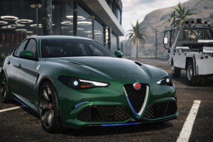 ألفا روميو جوليا كوادريفوليو ( سري جميع قطاعات الشرطه )