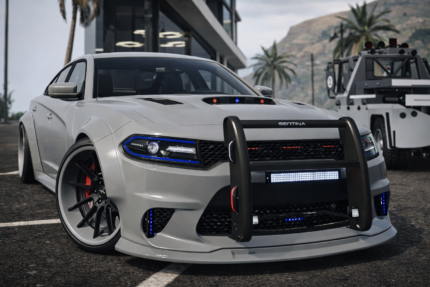 دودج تشارجر ( سري جميع قطاعات الشرطة + صوت مميز )